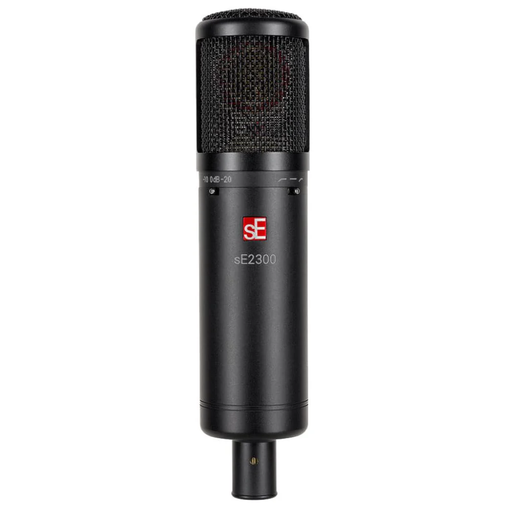 Liquid Audio sE Electronics sE2300 Large-diaphragm Condenser Microphone Bundle w/Pig Hog PHM10 8mm Mic Cable Polishing Cloth - Image 5