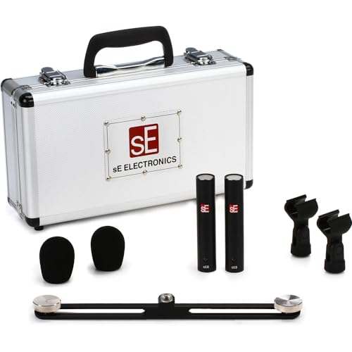 Liquid Audio sE Electronics sE8 Omni Small-diaphragm Condenser Microphone, Pair Bundle w/Pig Hog PHM10 8mm Mic Cable Polishing Cloth - Image 3