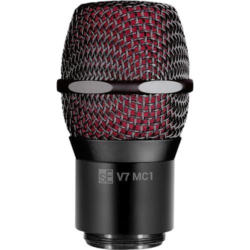 Liquid Audio sE Electronics V7 MC1 Capsule for Shure Wireless, Black Bundle with Pig Hog PHM10 8mm Mic Cable Polishing Cloth - Image 4