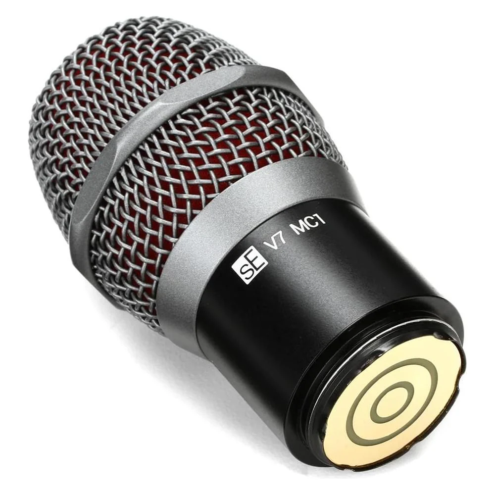 Liquid Audio sE Electronics V7 MC1 Capsule for Shure Wireless Bundle w/Pig Hog PHM10 8mm Mic Cable Polishing Cloth - Image 7