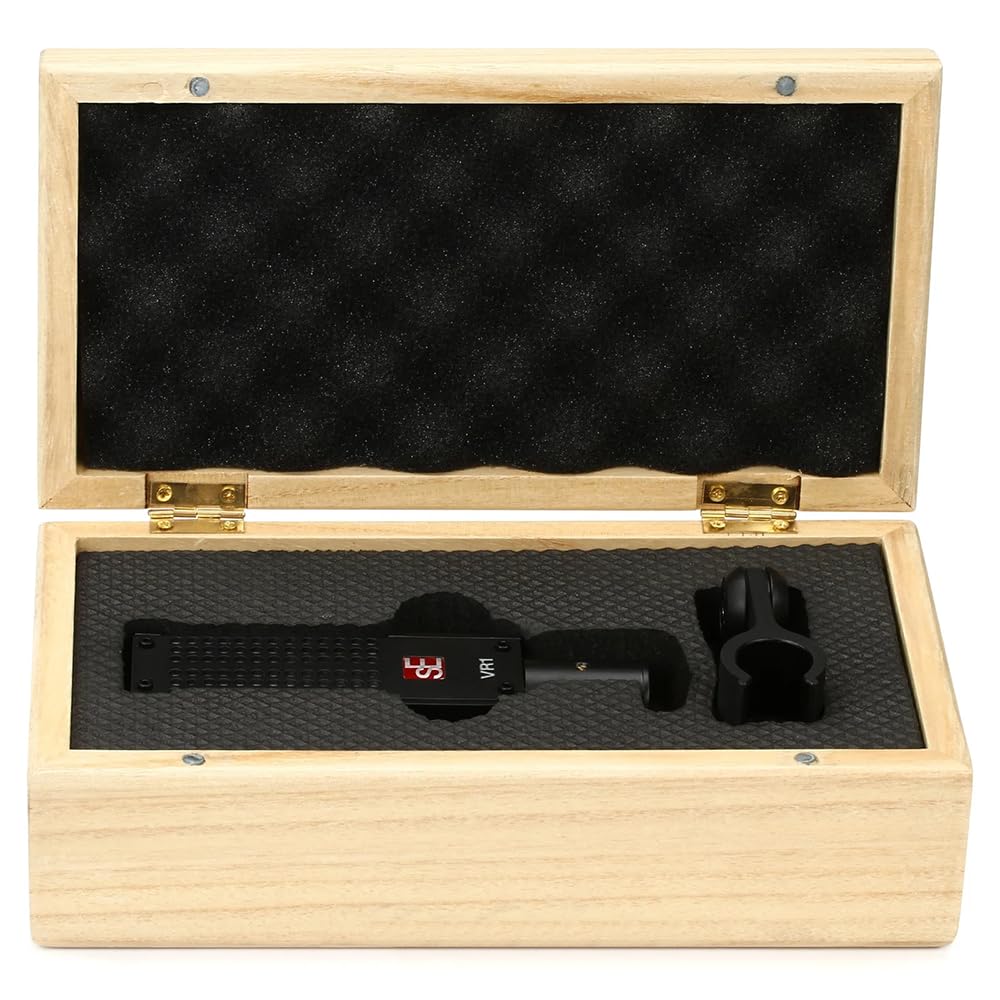 Liquid Audio sE Electronics VR1 Voodoo Passive Ribbon Microphone Bundle w/Pig Hog PHM10 8mm Mic Cable Polishing Cloth - Image 7