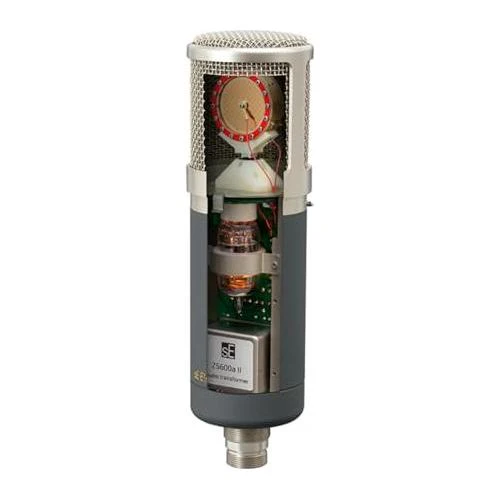 Liquid Audio sE Electronics Z5600a II Large-diaphragm Tube Condenser Microphone Bundle w/Pig Hog PHM10 8mm Mic Cable Polishing Cloth - Image 4