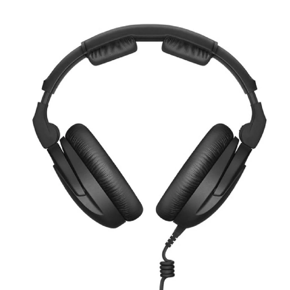 Liquid Audio Sennheiser HD 300 PROtect Professional Closed-back Audio Headphones, Black Bundle w/Pig Hog PHX14-25 1/4" Headphone Extension Cable Polishing Cloth - Image 5