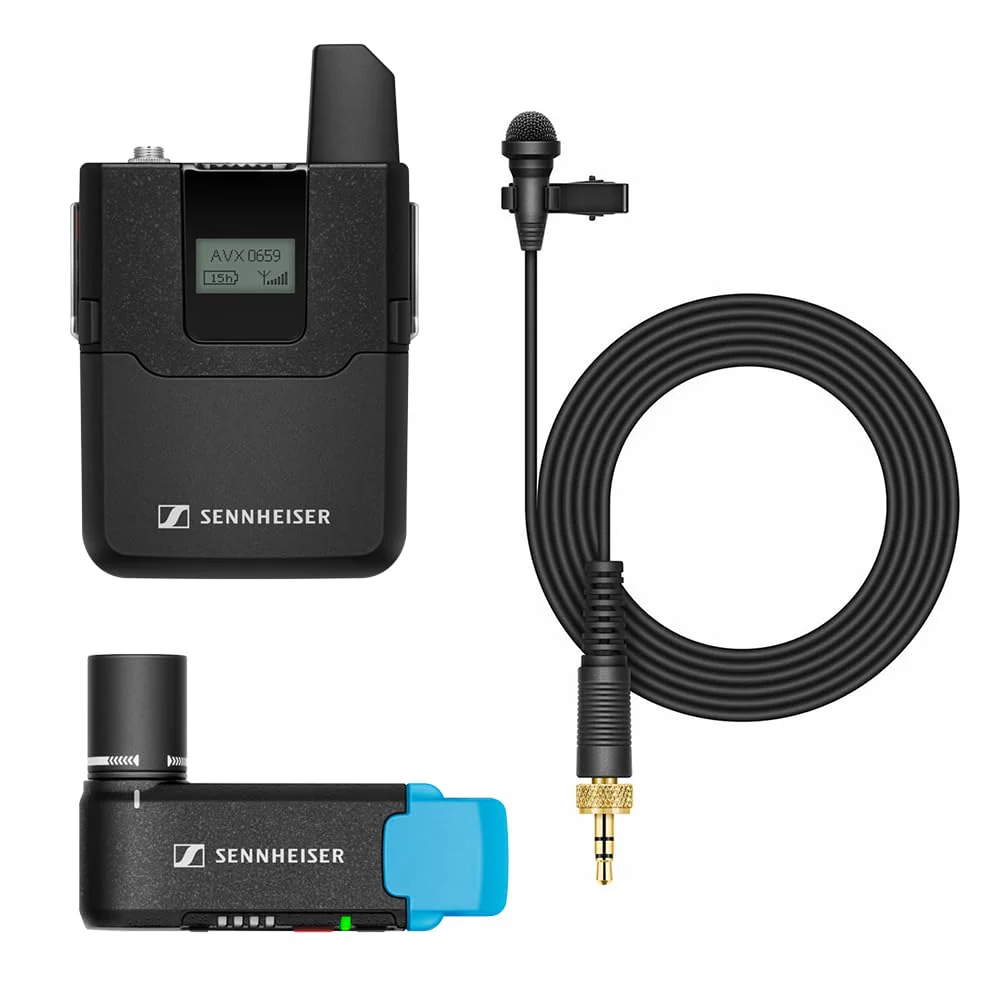 Liquid Audio Sennheiser AVX-ME2 Set-4-US Camera-mountable Wireless Lav Set Bundle w/Pig Hog PHM10 8mm Mic Cable, 4-Pack Blucoil AA Batteries Polishing Cloth - Image 9