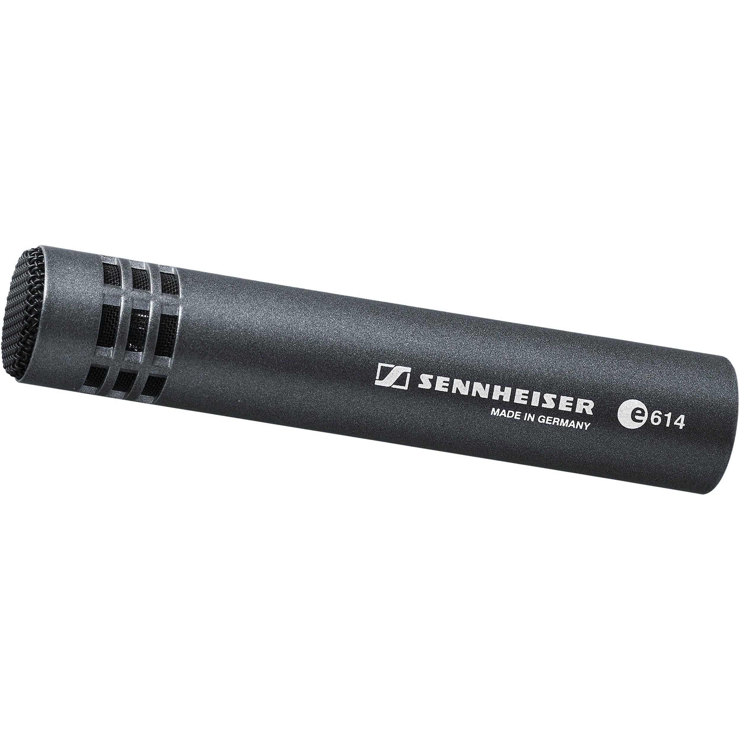 Liquid Audio Sennheiser E 614 Small-Diaphragm Condenser Microphone Bundle w/Pig Hog PHM10 8mm Mic Cable Polishing Cloth - Image 3