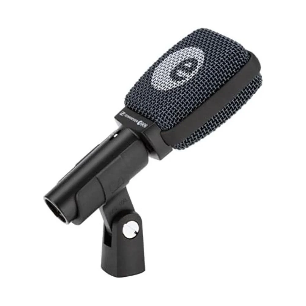 Liquid Audio Sennheiser E 906 Supercardioid Dynamic Instrument Microphone Bundle w/Pig Hog PHM10 8mm Mic Cable Polishing Cloth - Image 8