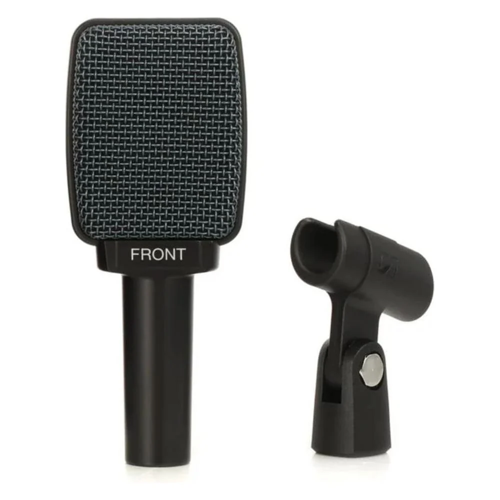Liquid Audio Sennheiser E 906 Supercardioid Dynamic Instrument Microphone Bundle w/Pig Hog PHM10 8mm Mic Cable Polishing Cloth - Image 9
