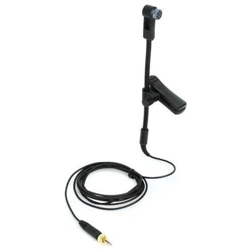 Liquid Audio Sennheiser E 908 B-EW Clip-on Cardioid Condenser Gooseneck Instrument Microphone for Saxophones Bundle w/Pig Hog PHM10 8mm Mic Cable Polishing Cloth - Image 2