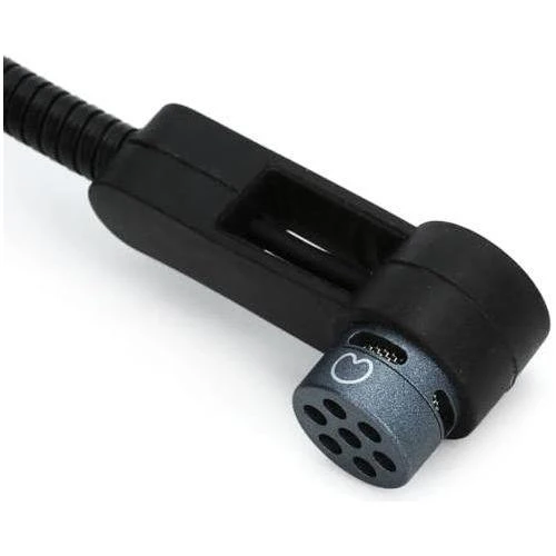 Liquid Audio Sennheiser E 908 B-EW Clip-on Cardioid Condenser Gooseneck Instrument Microphone for Saxophones Bundle w/Pig Hog PHM10 8mm Mic Cable Polishing Cloth - Image 3