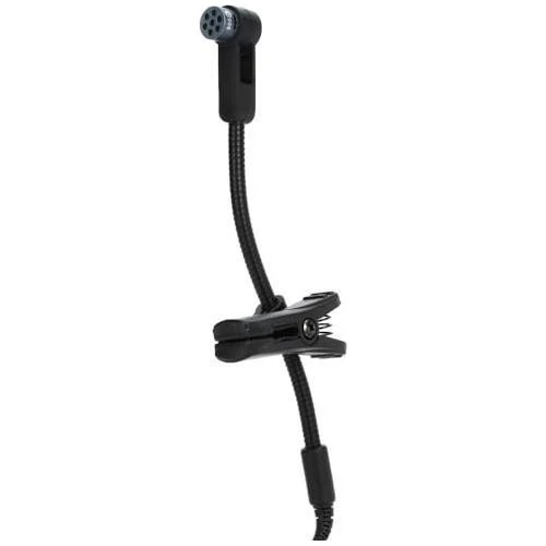 Liquid Audio Sennheiser E 908 B-EW Clip-on Cardioid Condenser Gooseneck Instrument Microphone for Saxophones Bundle w/Pig Hog PHM10 8mm Mic Cable Polishing Cloth - Image 8