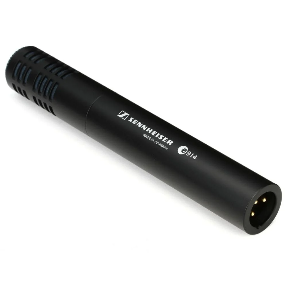 Liquid Audio - Sennheiser E 914 Small-diaphragm Condenser Microphone Bundle w/Pig Hog PHM10 8mm Mic Cable Polishing Cloth - Image 2