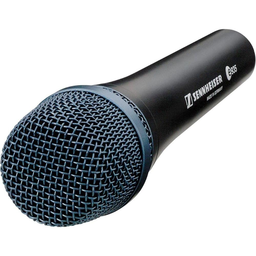 Liquid Audio - Sennheiser E 935 Cardioid Dynamic Vocal Microphone Bundle w/Pig Hog PHM10 8mm Mic Cable Polishing Cloth - Image 5