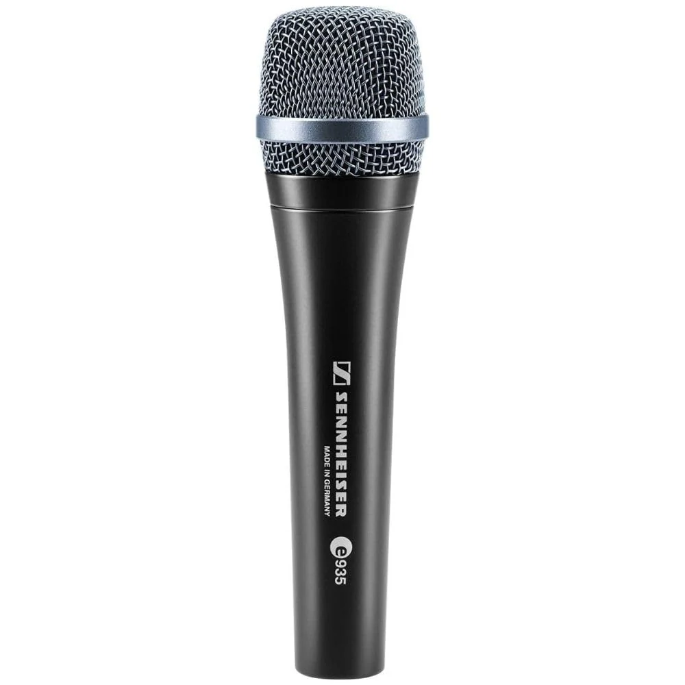Liquid Audio - Sennheiser E 935 Cardioid Dynamic Vocal Microphone Bundle w/Pig Hog PHM10 8mm Mic Cable Polishing Cloth - Image 6