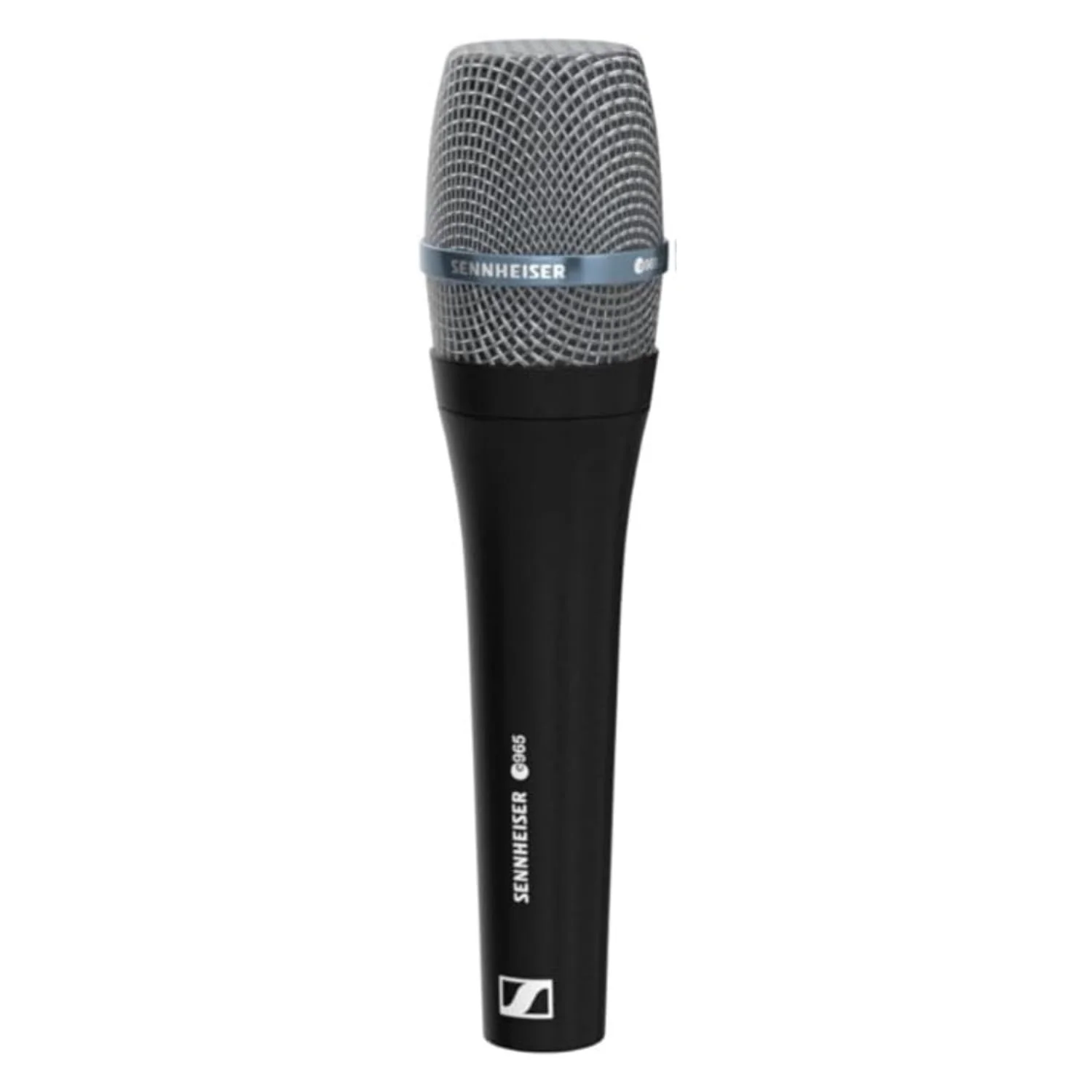 Liquid Audio - Sennheiser E 965 Condenser Handheld Vocal Microphone Bundle w/Pig Hog PHM10 8mm Mic Cable Polishing Cloth - Image 4
