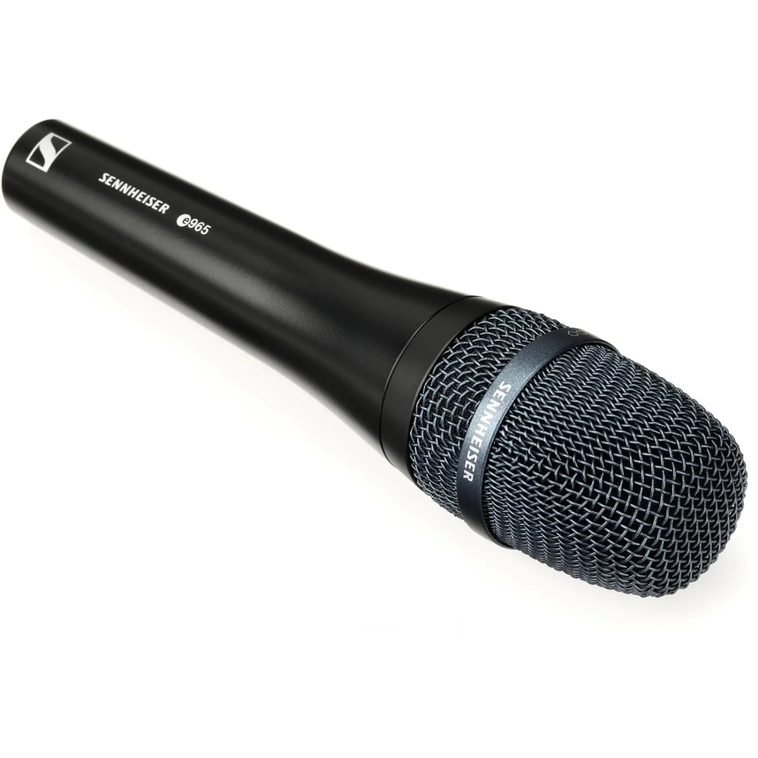 Liquid Audio - Sennheiser E 965 Condenser Handheld Vocal Microphone Bundle w/Pig Hog PHM10 8mm Mic Cable Polishing Cloth - Image 8