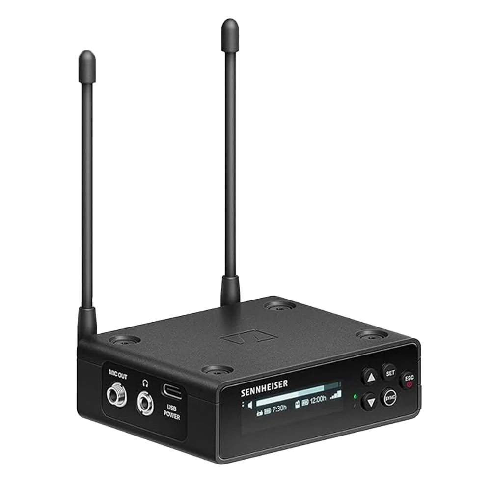 Liquid Audio Sennheiser EW-DP 835 Set (R1-6) Wireless Microphone System Bundle w/Pig Hog PHM10 8mm Mic Cable, 4-pack Blucoil AA Batteries Polishing Cloth - Image 4