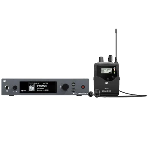 Liquid Audio Sennheiser ew IEM G4-A Wireless in-Ear Monitoring System Bundle w/Pig Hog PHM10 8mm Mic Cable, 4-Pack Blucoil AA Batteries Polishing Cloth - Image 3