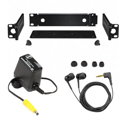 Liquid Audio Sennheiser ew IEM G4-A Wireless in-Ear Monitoring System Bundle w/Pig Hog PHM10 8mm Mic Cable, 4-Pack Blucoil AA Batteries Polishing Cloth - Image 6