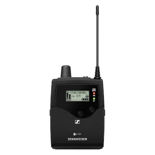 Liquid Audio Sennheiser ew IEM G4-G Wireless in-Ear Monitoring System Bundle w/Pig Hog PHM10 8mm Mic Cable, 4-Pack Blucoil AA Batteries Polishing Cloth - Image 6