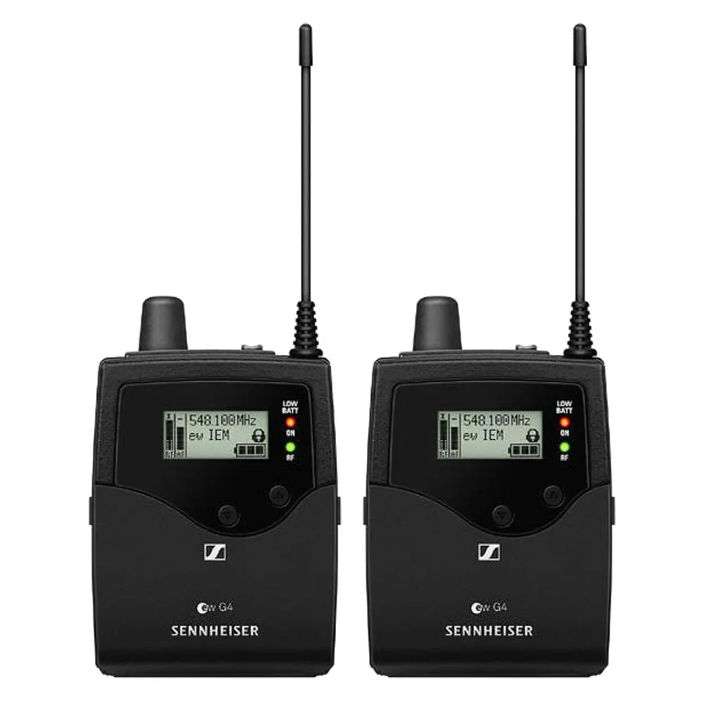 Liquid Audio Sennheiser ew IEM G4-Twin-A Wireless in-Ear Monitoring System Bundle w/Pig Hog PHM10 8mm Mic Cable, 4-Pack Blucoil AA Batteries Polishing Cloth - Image 4