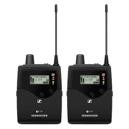 Liquid Audio Sennheiser EW IEM G4-Twin-G Wireless in-Ear Monitoring System Bundle w/ 4-Pack Blucoil AA Batteries Polishing Cloth - Image 4
