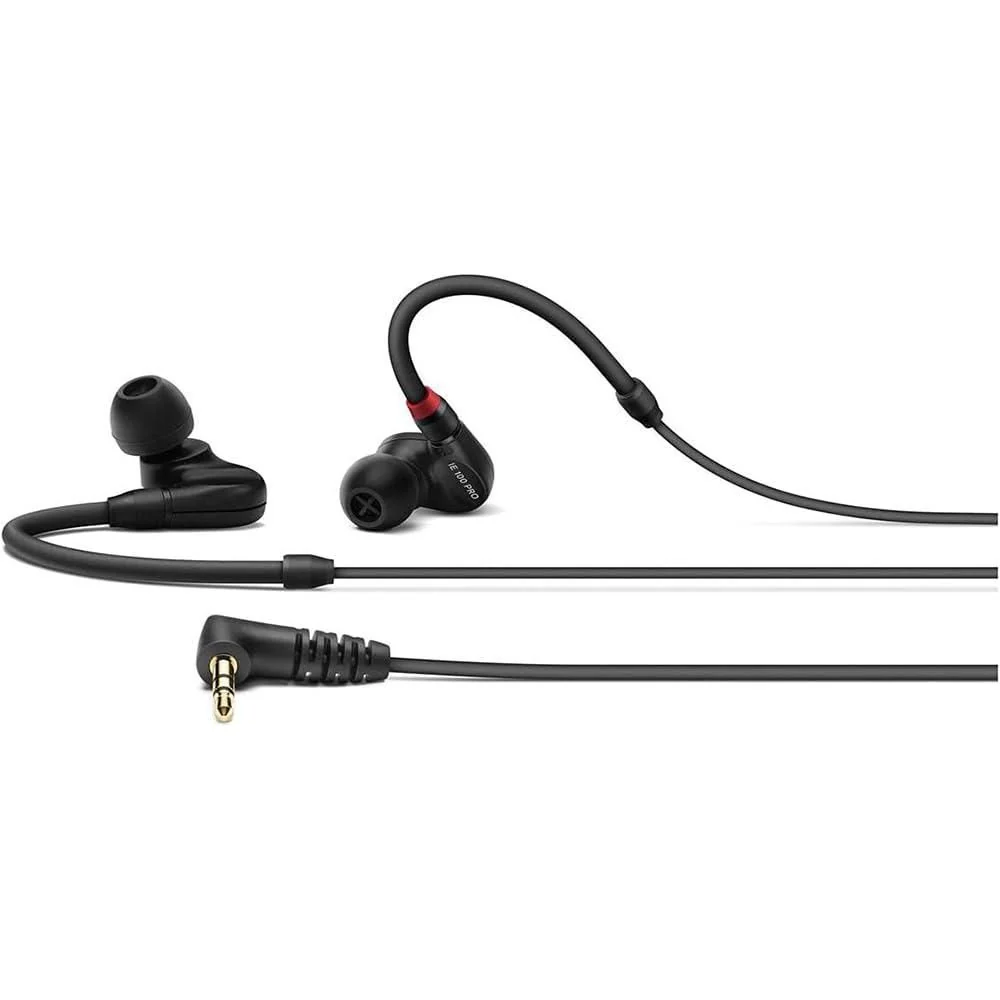 Liquid Audio Sennheiser IE 100 PRO in-ear Monitor, Black Bundle w/Sennheiser IE PRO BT Connector Polishing Cloth - Image 3
