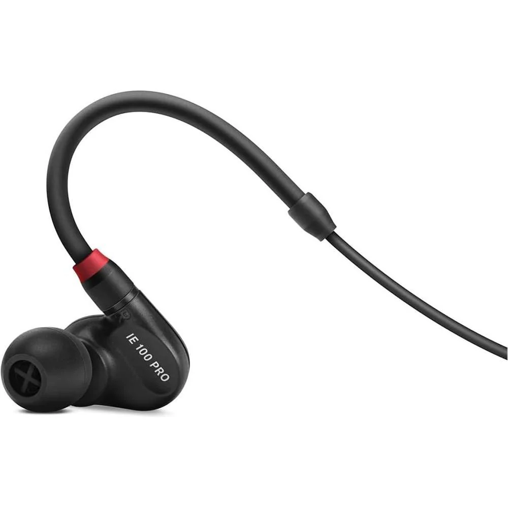 Liquid Audio Sennheiser IE 100 PRO in-ear Monitor, Black Bundle w/Sennheiser IE PRO BT Connector Polishing Cloth - Image 4