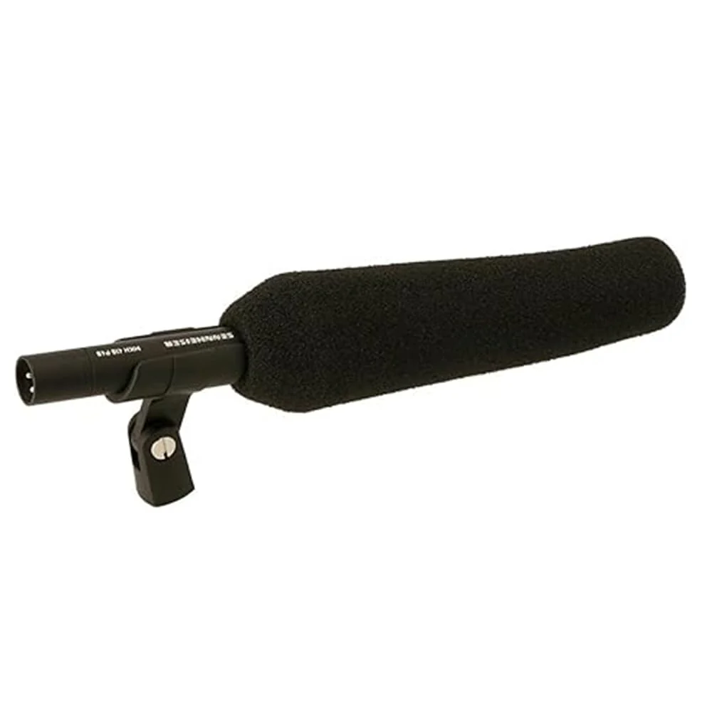 Liquid Audio Sennheiser MKH 416-P48U3 Moisture-Resistant Shotgun Microphone Bundle w/Pig Hog PHM10 8mm Mic Cable, 4-Pack Blucoil AA Batteries Polishing Cloth - Image 3