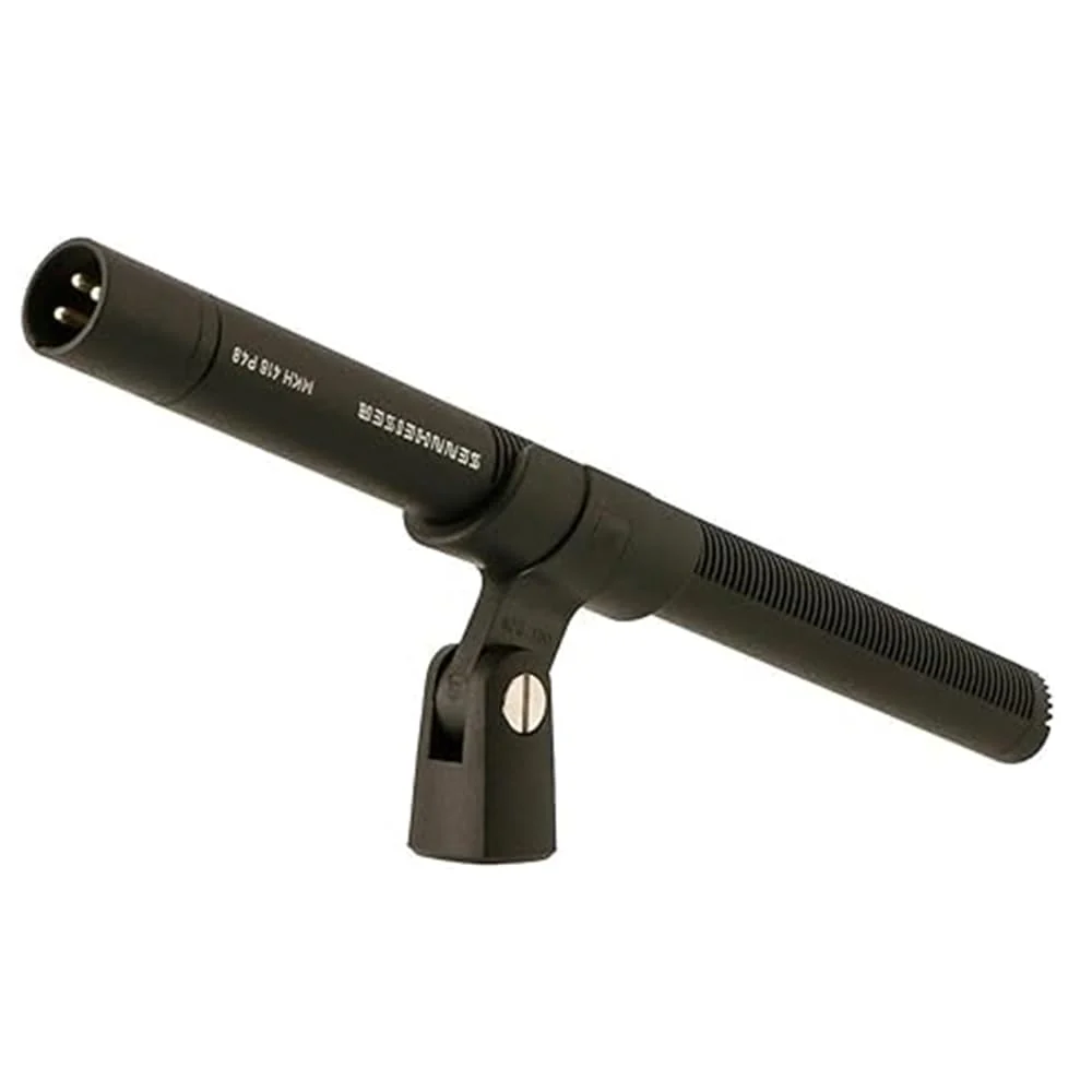 Liquid Audio Sennheiser MKH 416-P48U3 Moisture-Resistant Shotgun Microphone Bundle w/Pig Hog PHM10 8mm Mic Cable, 4-Pack Blucoil AA Batteries Polishing Cloth - Image 4