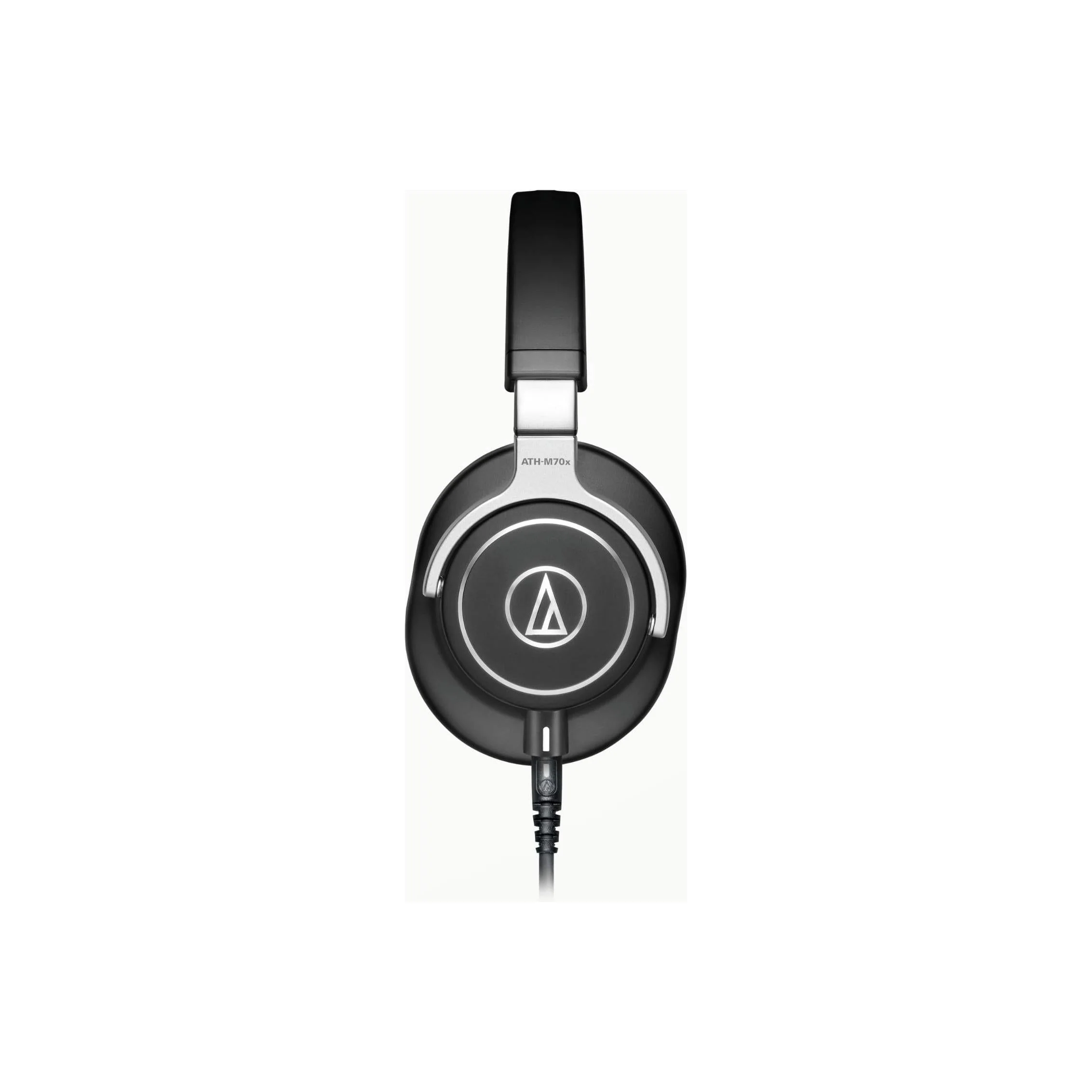 Liquid Audio Audio-Technica ATH-M70x Professional Monitor Headphones Bundle w/Pig Hog Solutions Headphone Extension Cable 1/4" Polishing Cloth - Image 4