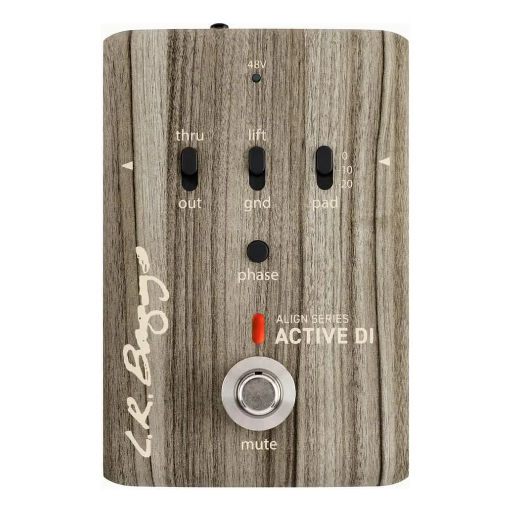 LR Baggs Align Series Active DI Acoustic Pedal Bundle w/ 12x Picks and Liquid Audio Polishing Cloth - Image 3