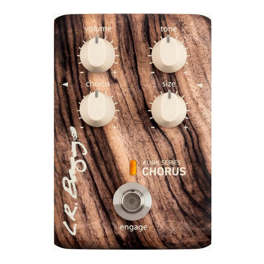 LR Baggs Align Series Chorus Acoustic Pedal Bundle w/ 12x Picks and Liquid Audio Polishing Cloth - Image 2