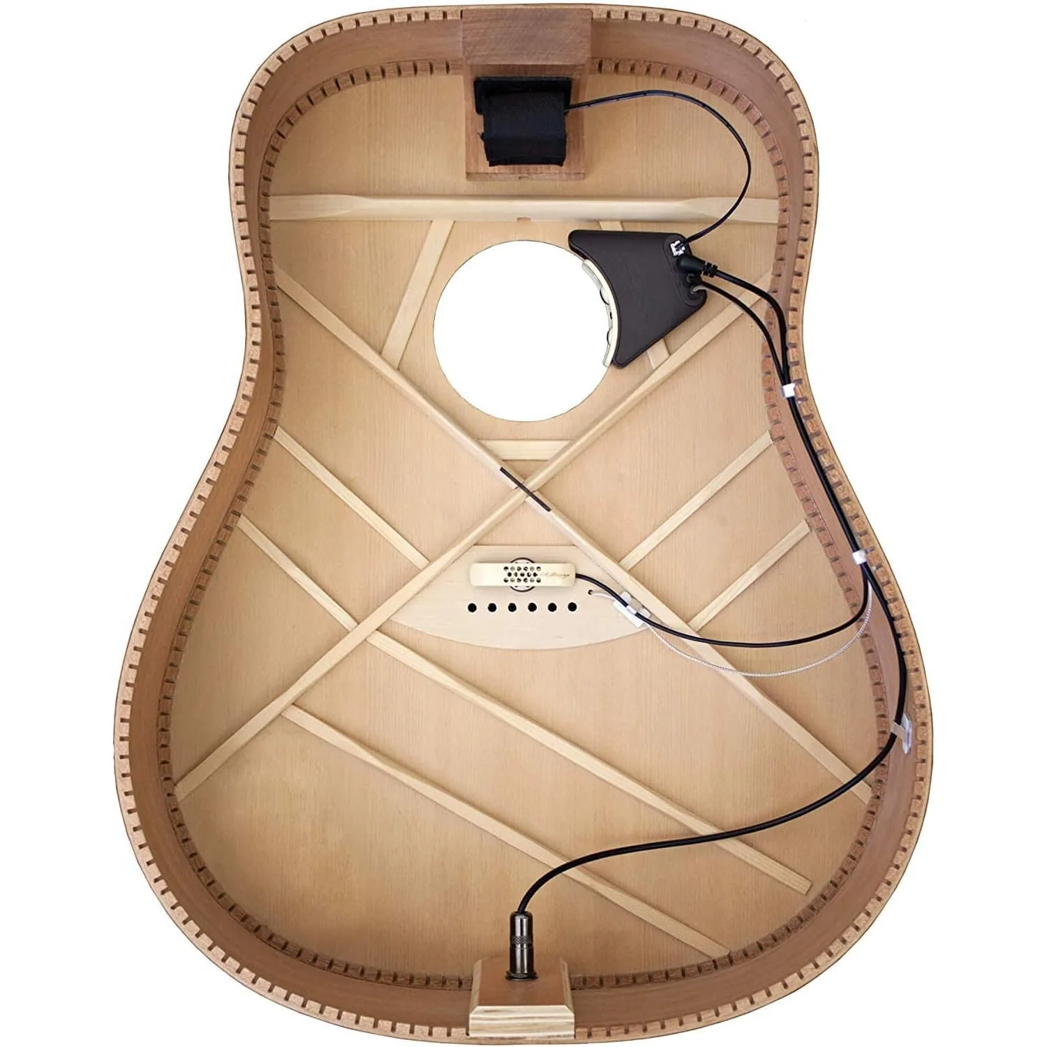 LR Baggs Anthem Acoustic Guitar Pickup TRU-MIC and Element Pickup Bundle w/ 12x Picks and Liquid Audio Polishing Cloth (3 Items) - Image 2
