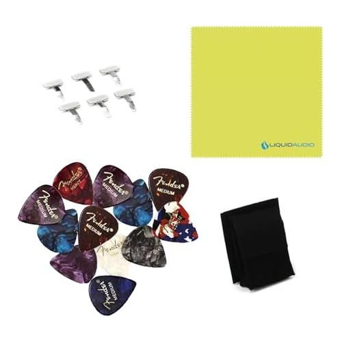 LR Baggs Anthem SL Acoustic Guitar Pickup Bundle w/ 12x Fender Picks and Liquid Audio Polishing Cloth - Image 6