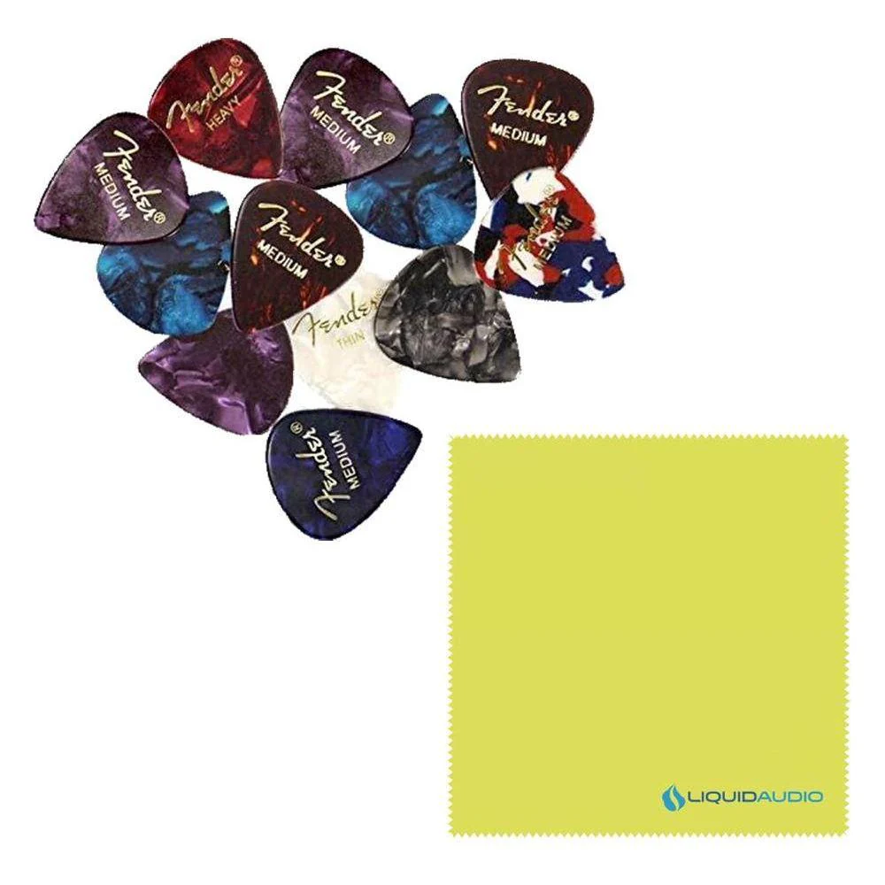 LR Baggs M1A Active Magnetic Soundhole Pickup Bundle w/ 12x Fender Picks and Liquid Audio Polishing Cloth - Image 5