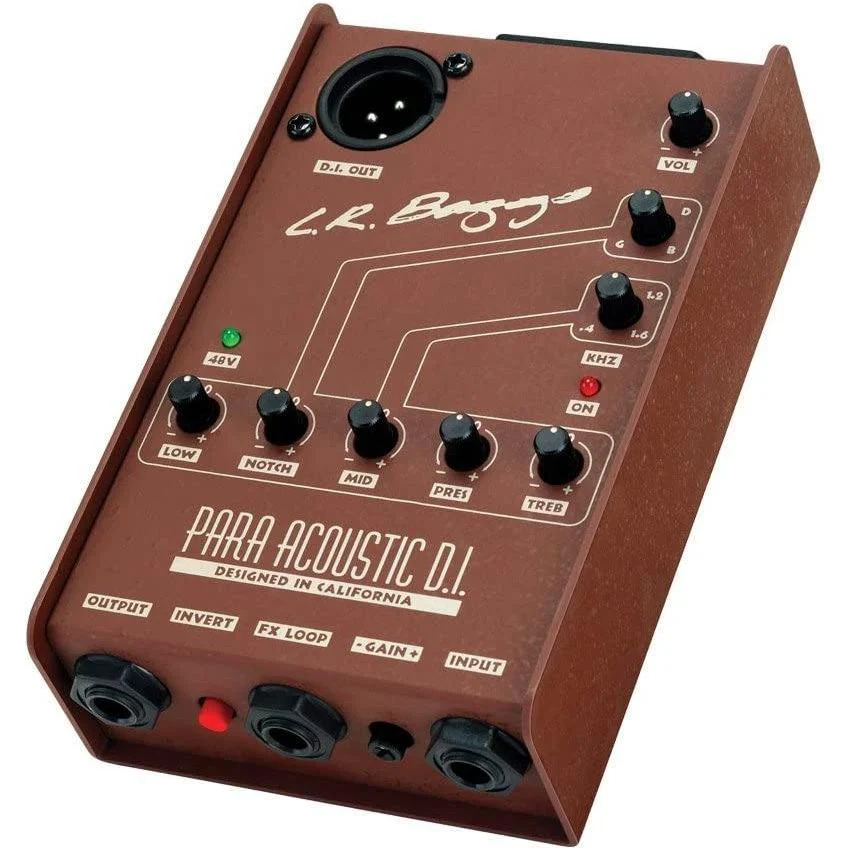 LR Baggs Para DI Acoustic Guitar Preamp and 5-band EQ Bundle w/ 12-Pack Fender Guitar Picks & Liquid Audio Polishing Cloth - Image 2