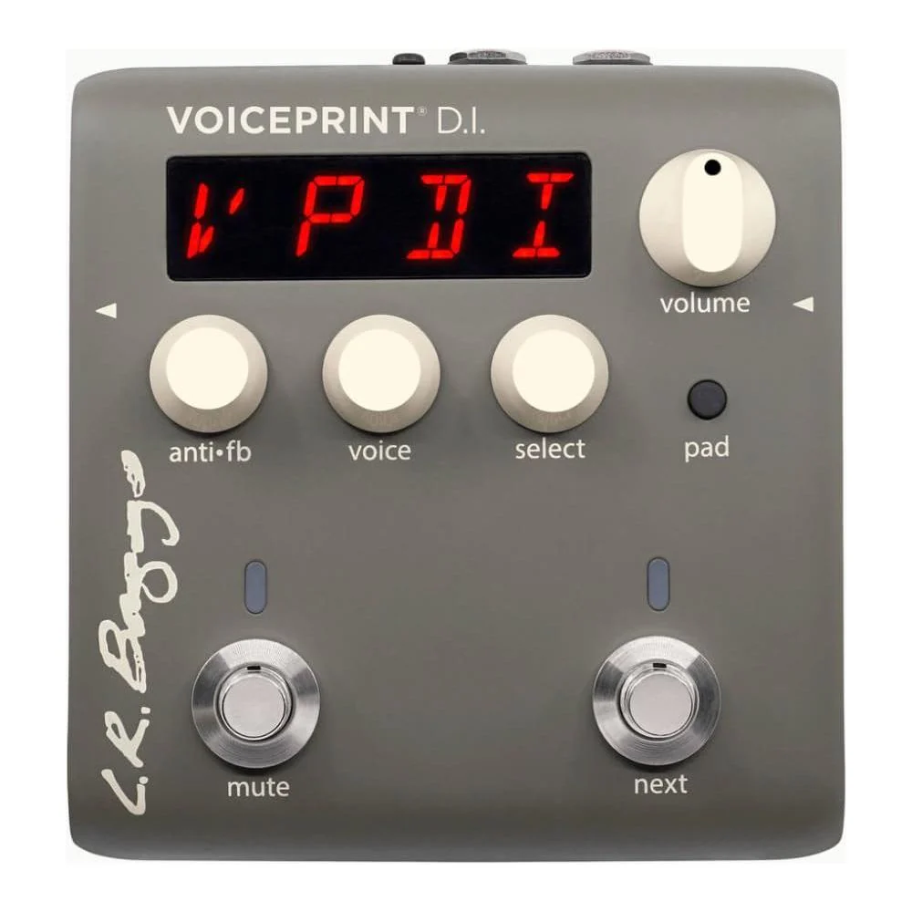 LR Baggs Voiceprint DI Acoustic Guitar Impulse Response Effects Pedal Bundle w/ 12x Fender Picks and Liquid Audio Polishing Cloth - Image 2