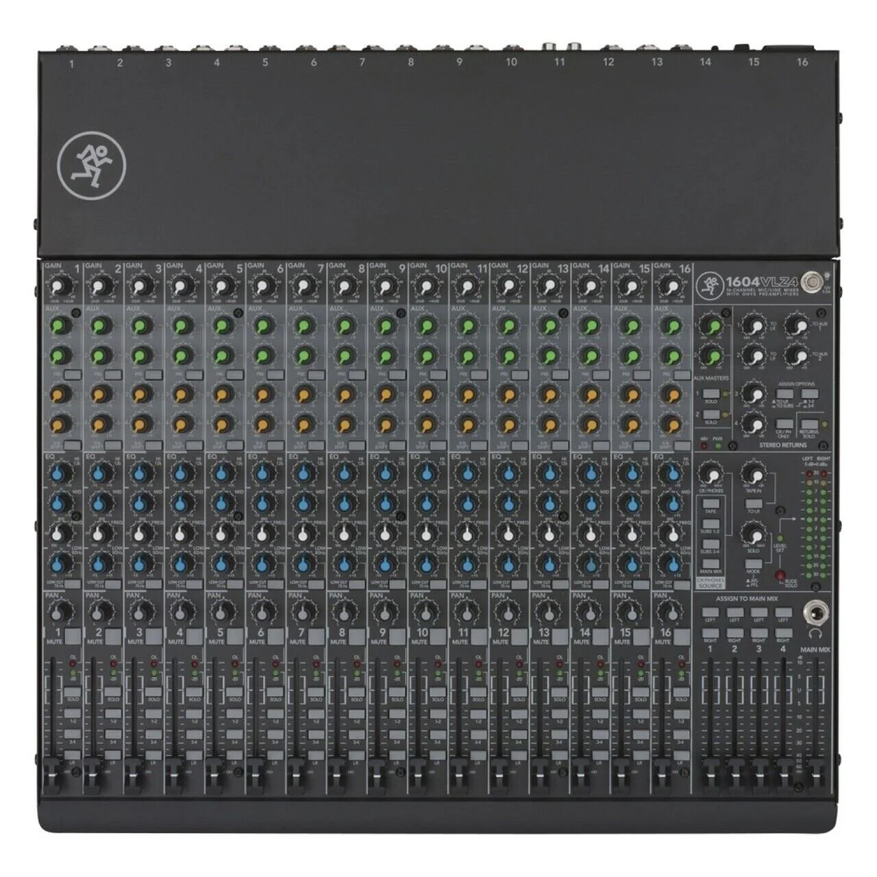 Mackie 1604VLZ4 VLZ4 Series, 16-channel 4-Bus Compact Mixer with Ultra-wide 60dB - Image 7