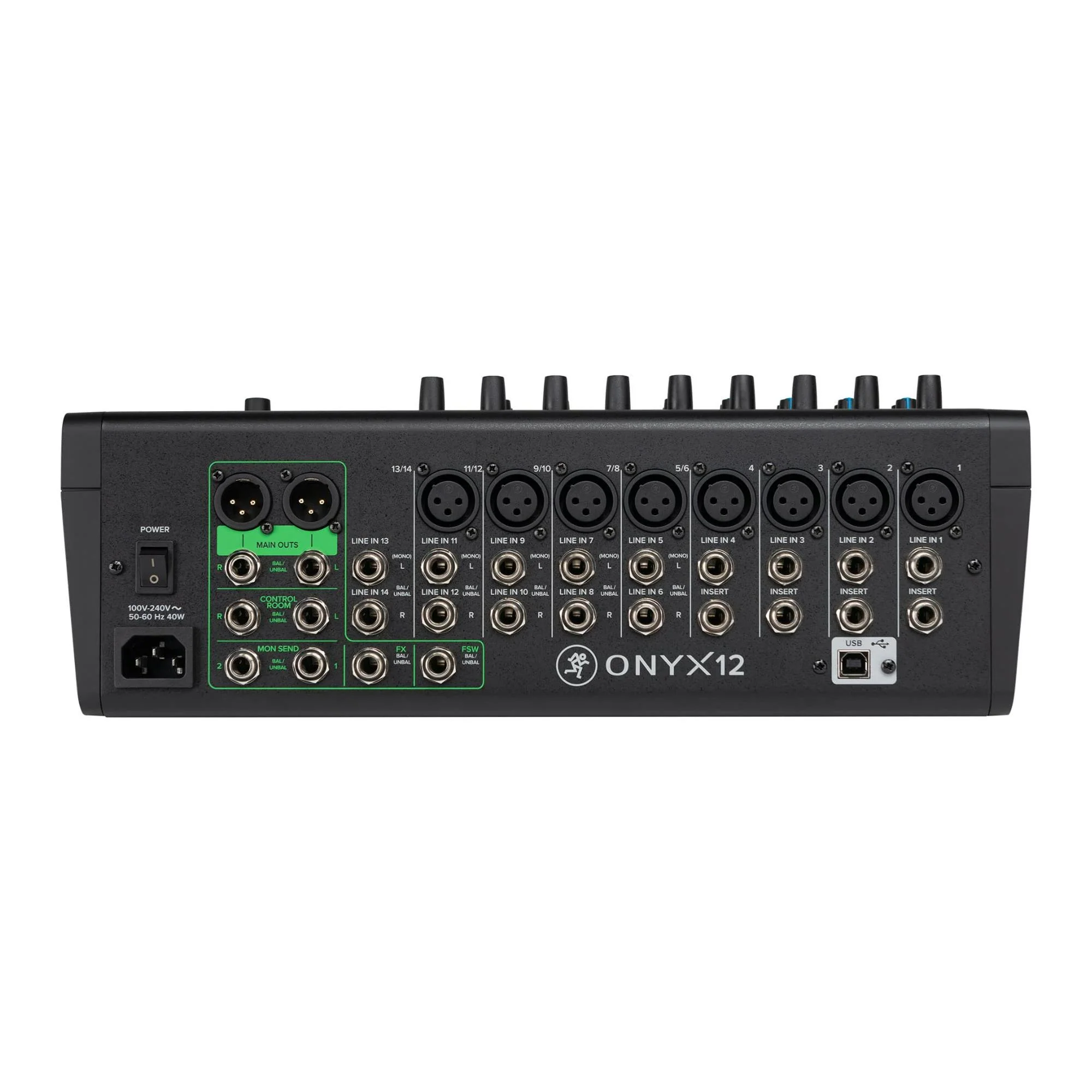 Mackie Onyx Channel Premium Analog Mixer with Multi-Track USB - Image 14