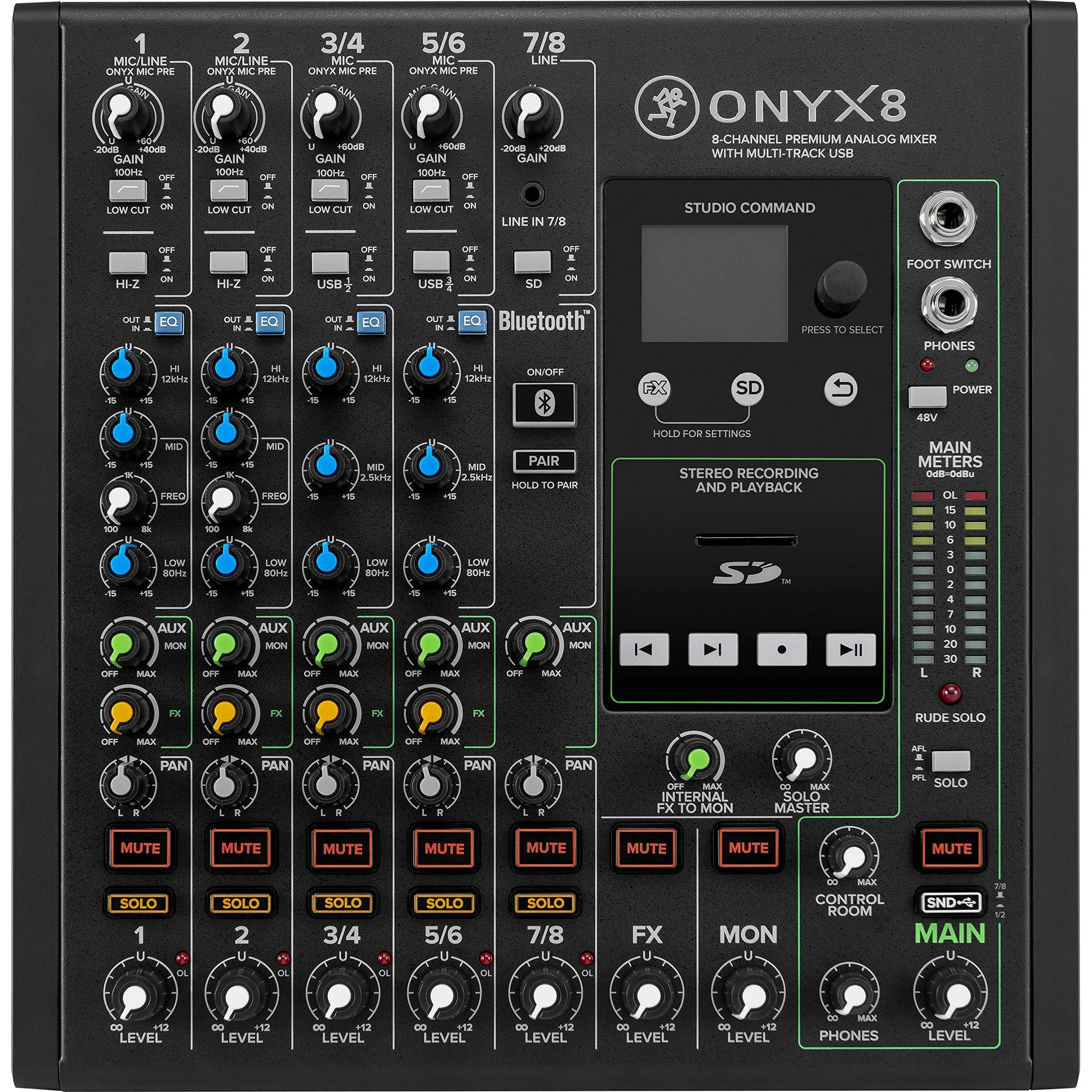 Mackie Onyx Channel Premium Analog Mixer with Multi-Track USB - Image 15