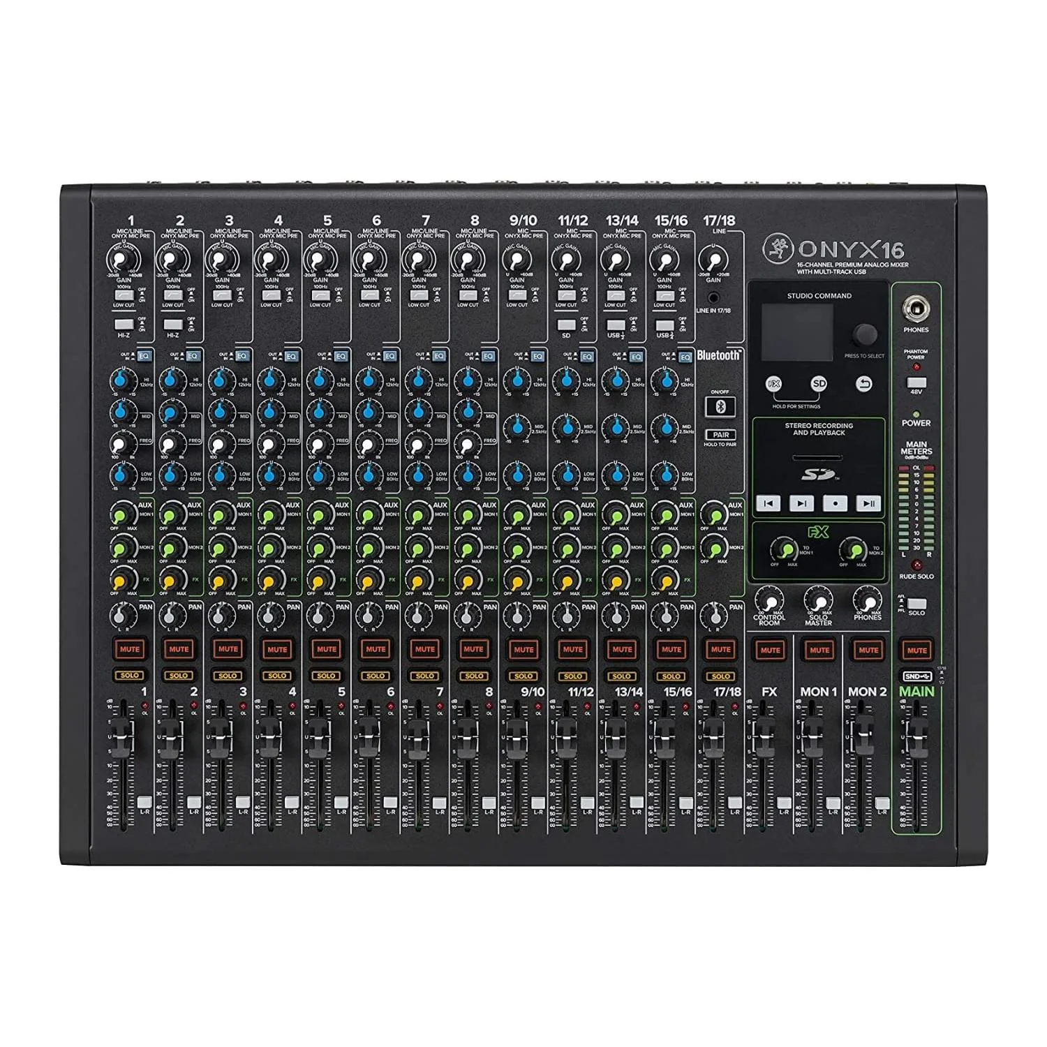 Mackie Onyx Channel Premium Analog Mixer with Multi-Track USB - Image 23