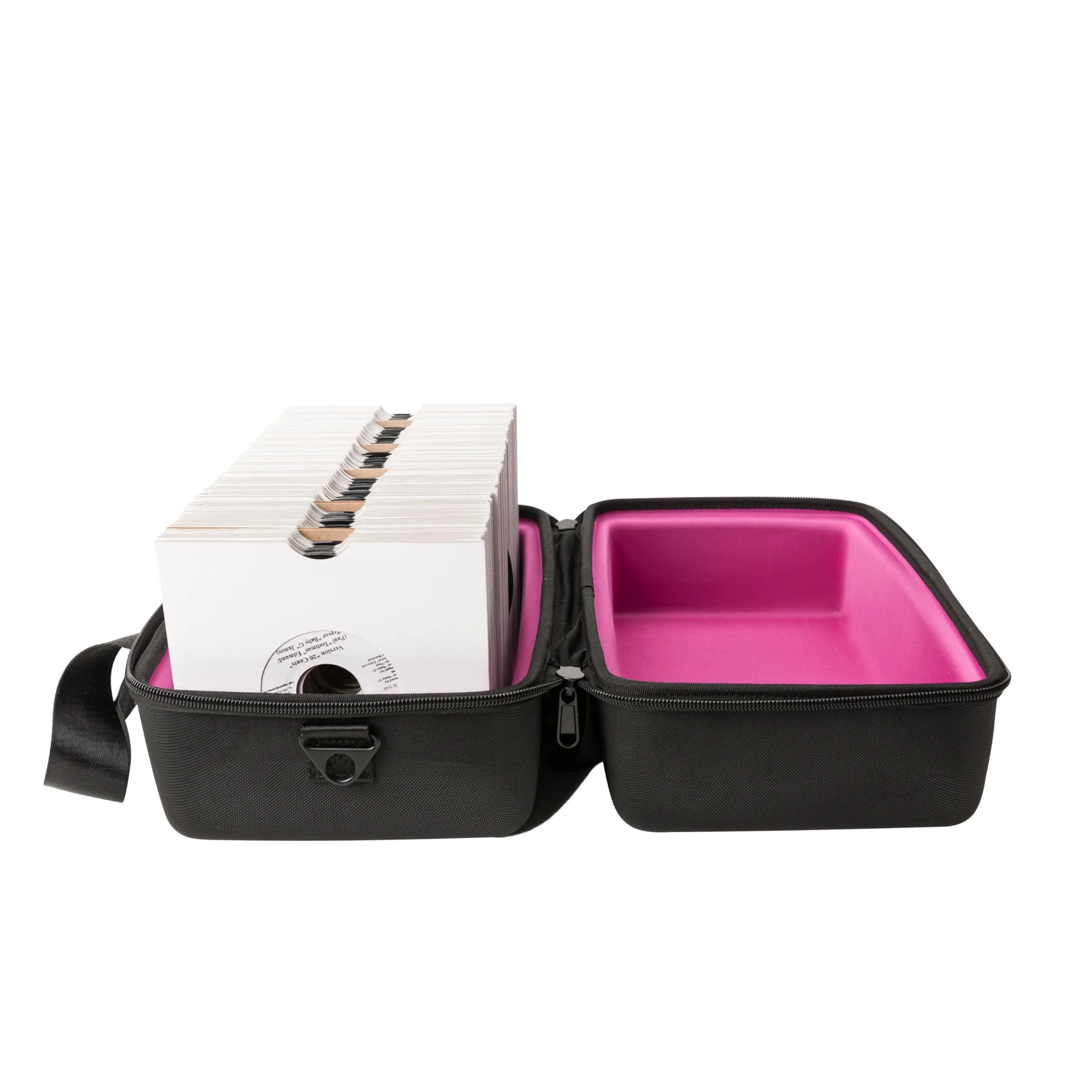 Magma 45 Sandwich Record Bag, Black/Pink, Fits up to 150 Records, Sandwich - Image 4