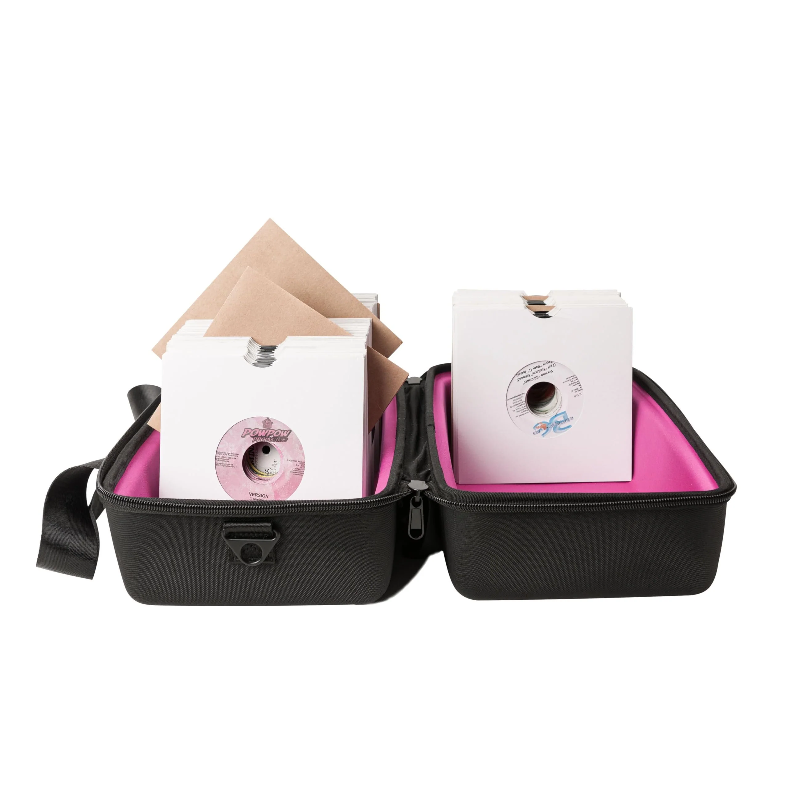 Magma 45 Sandwich Record Bag, Black/Pink, Fits up to 150 Records, Sandwich - Image 5