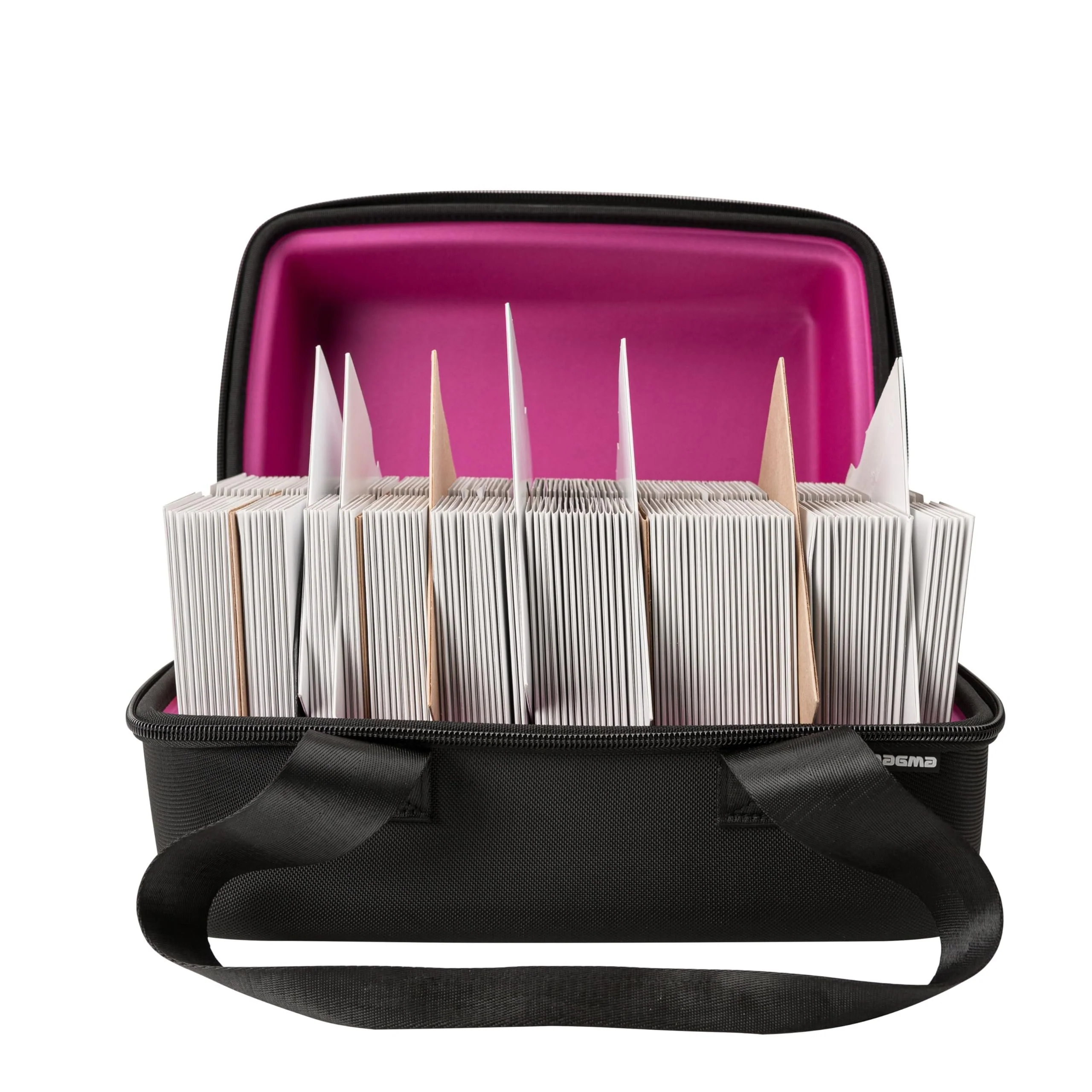 Magma 45 Sandwich Record Bag, Black/Pink, Fits up to 150 Records, Sandwich - Image 7