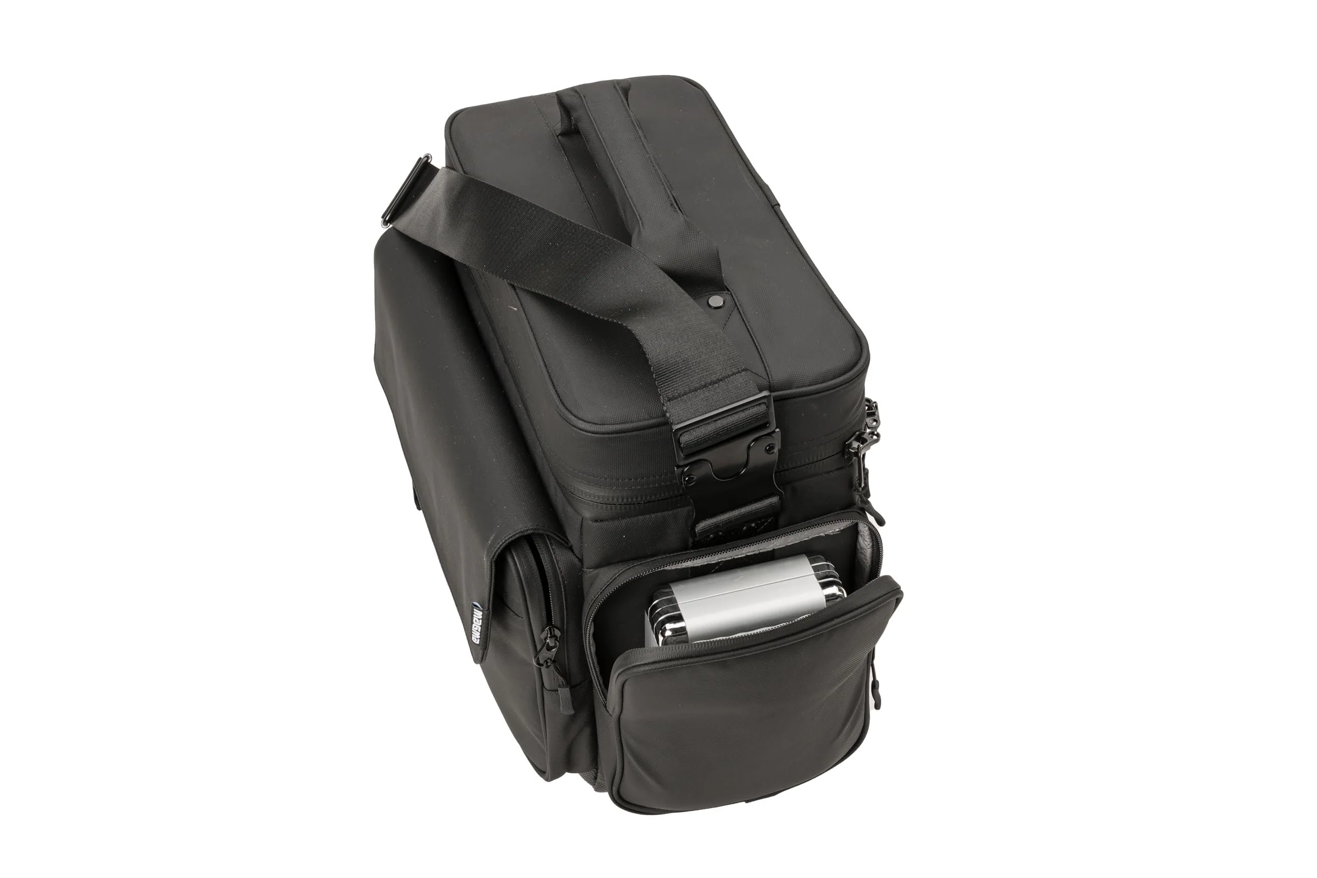 Magma Solid Blaze Vinyl Bag; Holds up to 50 x 12" Records in Water Resistant, Eco Friendly, Durable and Sleek Case - Image 5