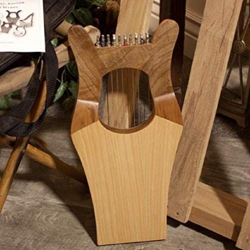 Mid-East Mini Kinnor Harp - Light - Walnut - Image 3