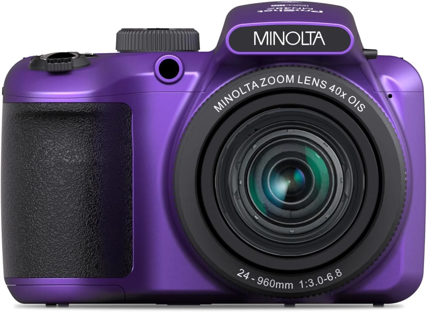Minolta MN40Z 20MP Digital Camera – 40x Optical Zoom, 1080p FHD Video, 3.0" LCD, Wi-Fi, Face/Smile/Blink Detection – Purple - Image 3