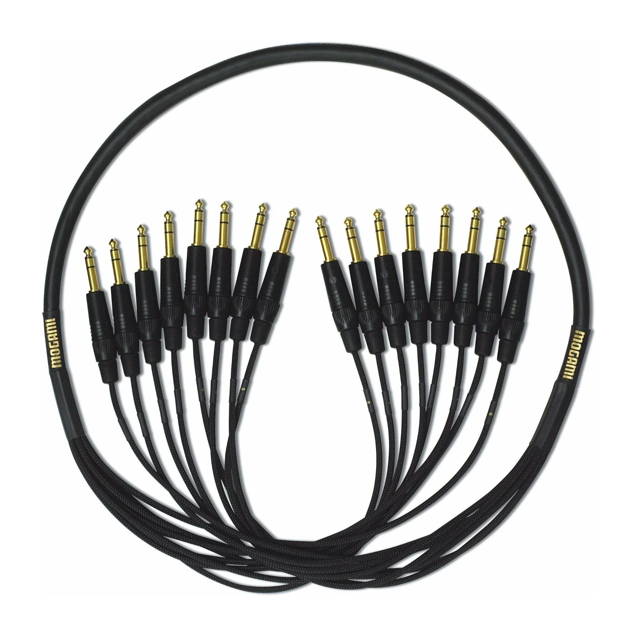 Mogami GOLD 8 TRS-TRS Audio Snake Cable, 8 Channel Fan-Out, Balanced 1/4" TRS Male Plugs, Gold Contacts, Straight Connectors - Image 6