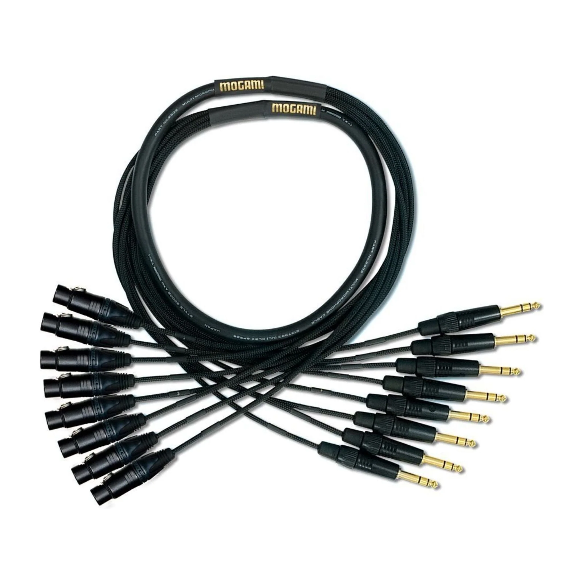 Mogami GOLD 8 TRSXLRF-8 Channel TRS-XLR Female Snake Cable 10 Feet - Image 5