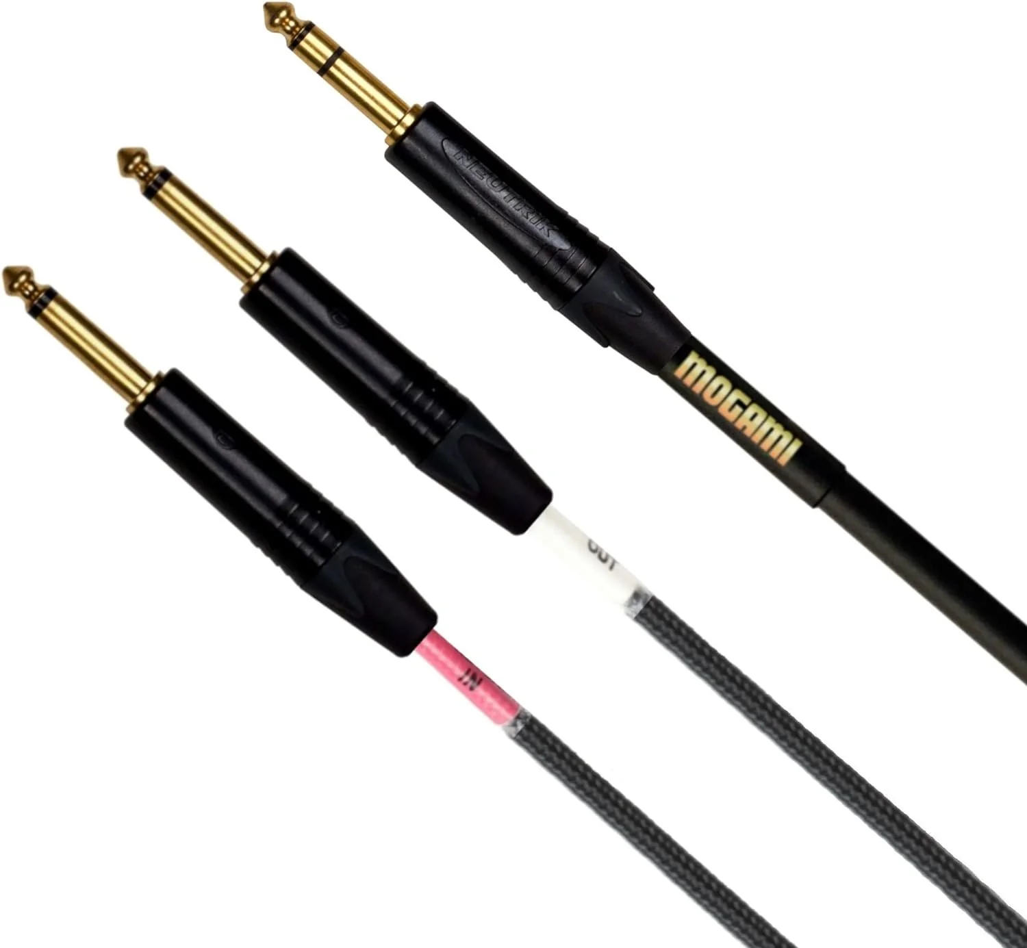 Mogami Gold Insert Cable – 1/4" TRS to Dual 1/4" TS, Send/Receive, Gold Contacts